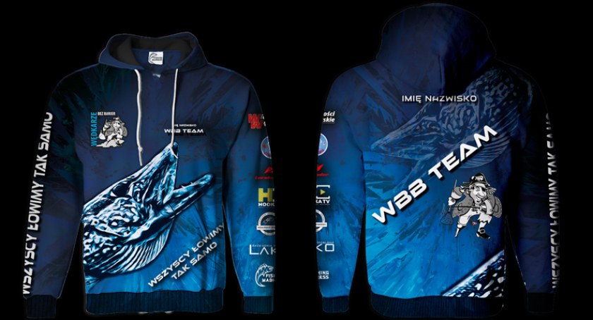 Wciągana bluza z kapturem WBB Team
