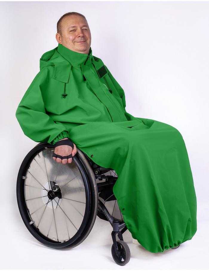 peleryna wędkaeska ochronna na wózek inwalidzki