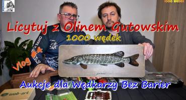 Licytuj z Olinem Gutowskim z kanału 1000 wędek - wkrótce aukcje dla WBB